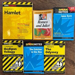 CliffsNotes and SparkNotes Study Guides Collection for High School